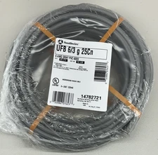 Southwire 14782721 6/3 AWG Underground Feeder Cable 600V