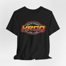 KROQ Style Radio Logo Graphic Unisex T-Shirt Funny Retro Tee S&ndash;5XL