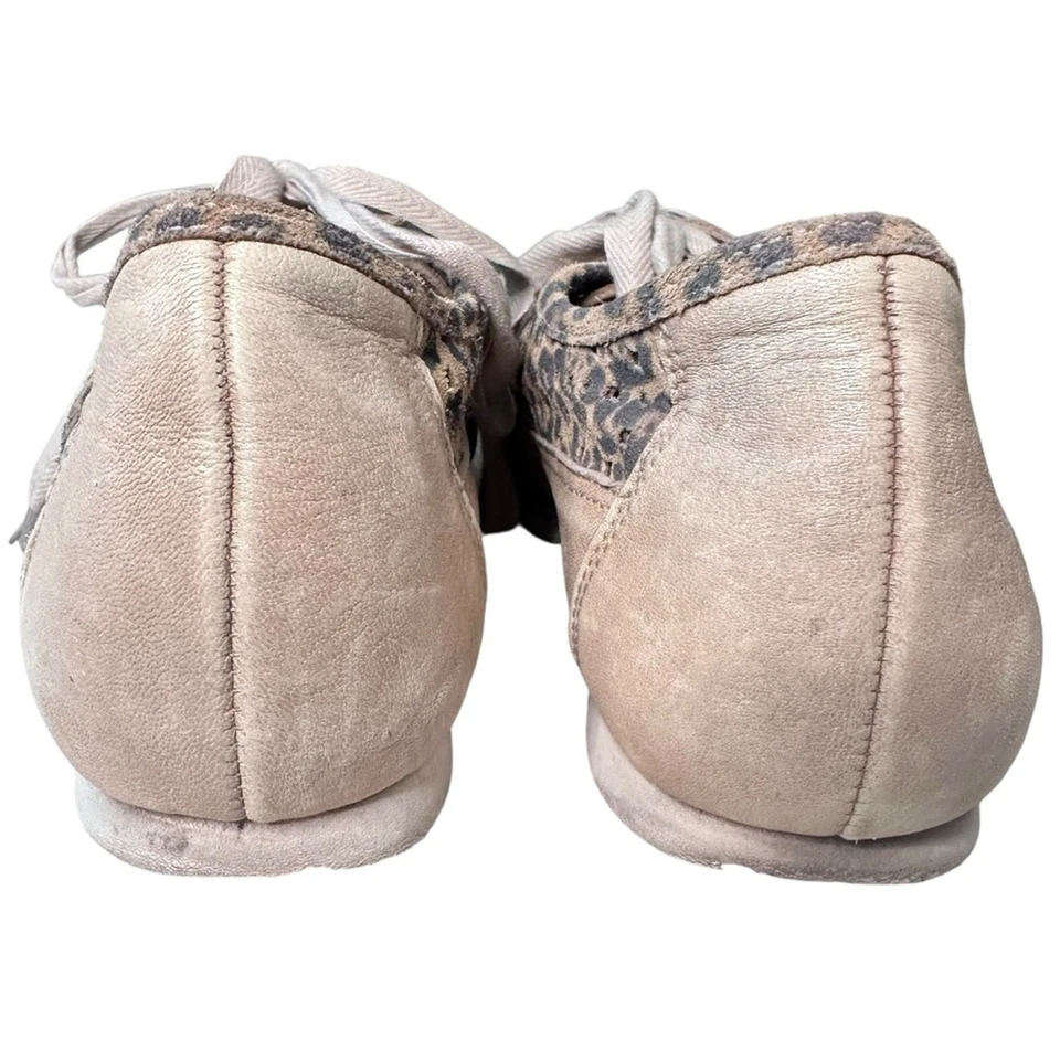 Zapatilla deportiva Paul Green para mujer de gamuza de cuero perforado leopardo talla 7 Foto 4 de 4