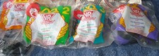 1995 MCDONALD'S HAPPY MEAL TOYS VR TROOPERS 4 TOYS MINT IN PACKAG