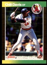 Chili Davis 1989 Donruss #449 Angels MLB READ FREE SHIPPING AutographDen