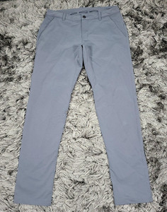 Pearl Izumi Versa Pants 32 Gray Stretch Zip Pockets Reflective Khakis Cycling