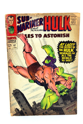 Tales to Astonish #87 Secret of Hulk Revealed 1967 Marvel Comics FR/G-