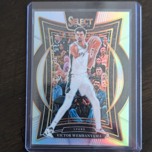 Panini 2024-25 Select Concourse Victor Wembanyama #9 Silver Prizm Spurs