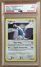 2007 Pokemon Lugia Secret Wonders Holo Rare #14 PSA 9 Mint on eBay