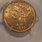 1893-S $5 Liberty Head Gold Half Eagle PCGS MS62 San Francisco Coin