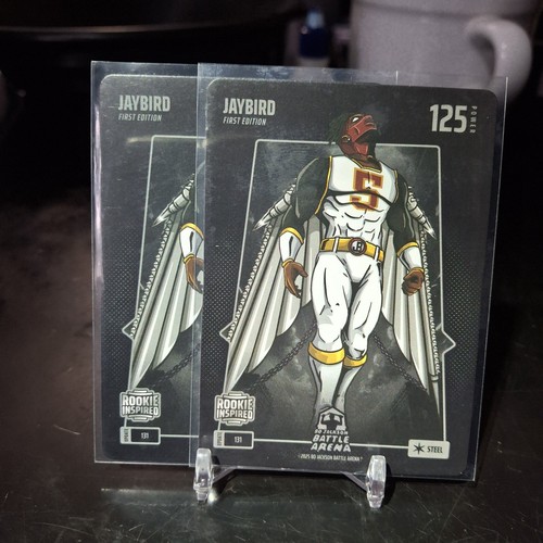 1x Bo Jackson Battle Arena Update STEEL 131 Jaybird - Jayden Daniels ROOKIE