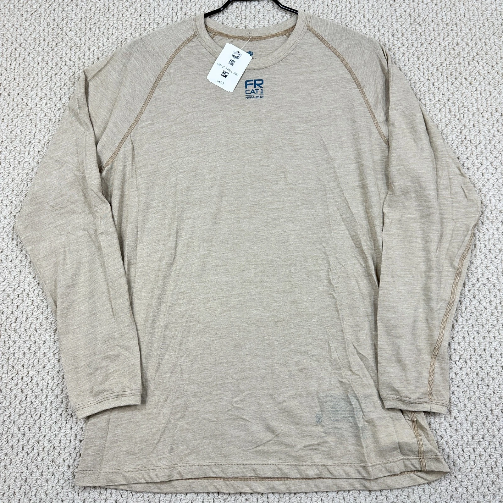 NEW Tyndale FRMC Base Layer 1 Shirt Mens L Beige Performance Long Sleeve FR Tee