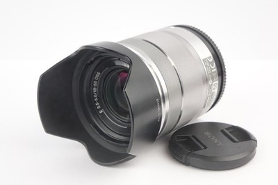 Sony Alpha SEL1855 18-55mm F/3.5-5.6 E-Mount OSS Objektiv silber