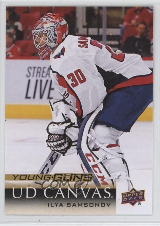 2018-19 Upper Deck UD Canvas Young Guns Ilya Samsonov #C227 2g0