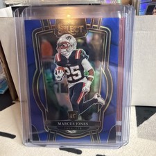 2022 Panini Select - Club Level Marcus Jones #234 Blue Prizm /99 (RC)