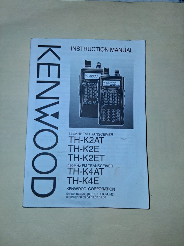 Kenwood TH-K2AT / TH-K4AT Instruction Manual
