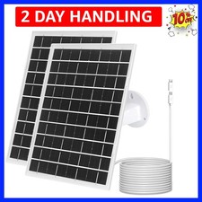 6W Solar Panel for Security Camera, Compatible with Arlo Essential 2K Outdoor...