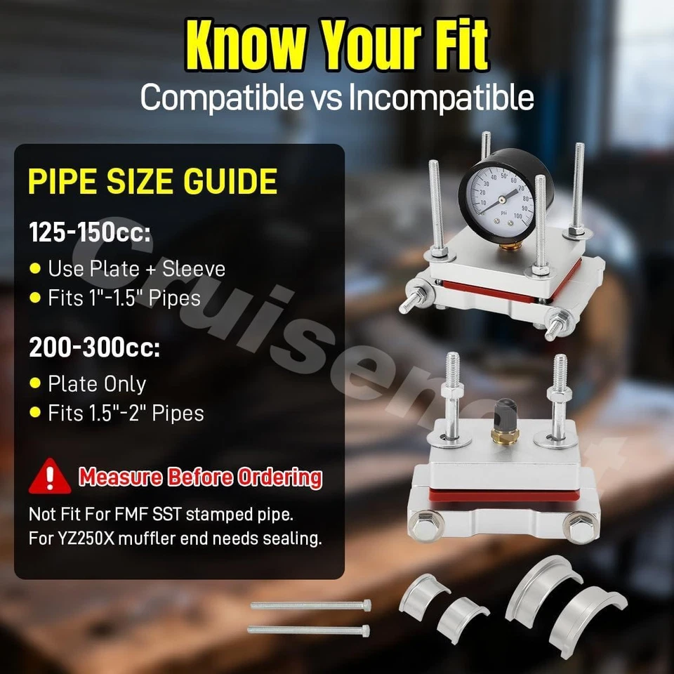 125 150 200 250 300 cc 2 Stroke Exhaust Pipe Dent Removal Tool Dent Repair Kit - Image 3 of 4