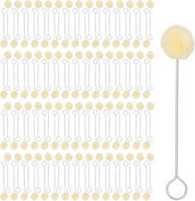Wool Daubers Ball Brush 60PCS Leathercraft Dyes Tools，Applicator Tool for DIY Cr