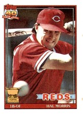 1991 Topps #642 Hal Morris Cincinnati Reds Card