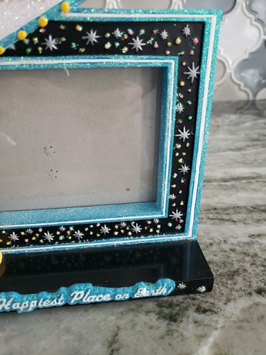 RARE Welcome to the Fabulous Disneyland Resort Picture Frame Mickey Mouse Vegas  - Picture 3 of 16