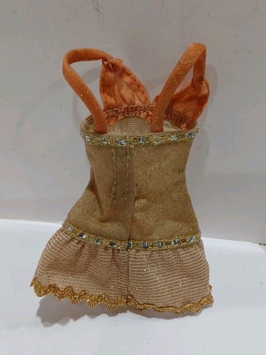 My Scene Dress For Chelsea My Bling Bling Barbie Doll Gold - Picture 5 of 7