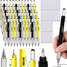Zhanmai 168 Pcs Multi Tool Pen for Men 6 in 1 Screwdriver Gadgets Screwdriver Ru