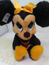 Vintage Minnie Mouse 16" Plush Walt Disney Productions California Stuffed Toys