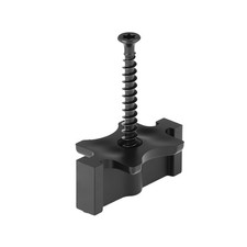 900PCS Hidden Deck Fasteners For Composite Decking Universal T Clips Black