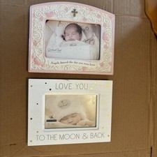 Baby Picture Frames Set of Two 4x6 Photo Frame 4x6 Inch