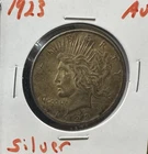 1923 Peace Silver Dollar. $1 90% Silver.