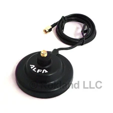 Alfa Magnetic Base extension for RP-SMA antenna magbase