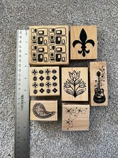 INKADINKADO rubber stamps 7 pcs Variety Of New MINT condition
