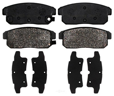 Disc Brake Pad Set-Semi Metallic Rear ACDelco Pro Brakes 17D919M