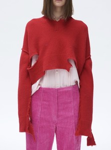 ripped cropped sweater