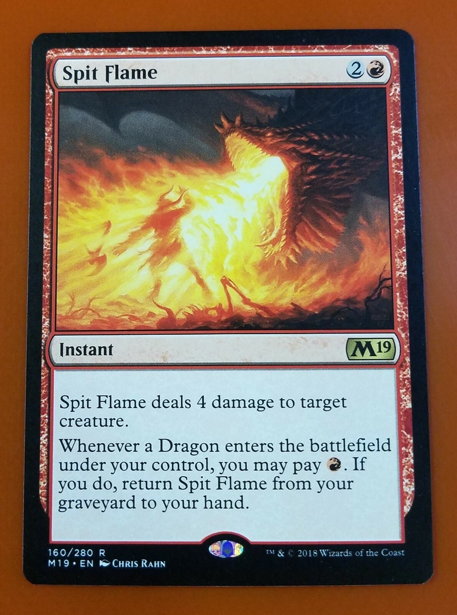 1x Spit Flame | M19 Core Set 2019 | MTG Magic Cards | eBay