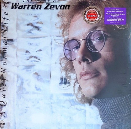 Warren Zevon – A Quiet Normal Life - Purple LP Vinyl Record 12" - NEW Sealed