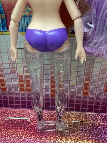RAINBOW HIGH SPARKLE & SHINE VIOLA NUDE DOLL GLITTER LEGS PURPLE EYES NOOB - Picture 7 of 11