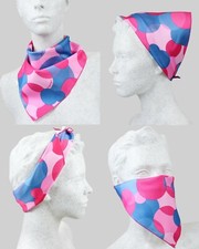 Convertible Bandana, Face Mask - ONE SIZE - Washable/Reusable Fabric - Made In U