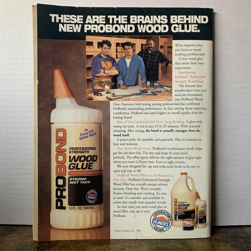 Vintage Wood Magazine November 1996 Build This Classic Country Collection - Image 2 of 4