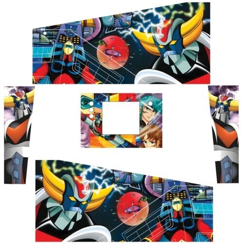 Stickers Goldorak pour pincab graphismes haute definition edition luxe
