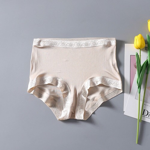 100% Mulberry Silk Underwear For Women Briefs Thin Cool Lady Mid-waist Panties - Picture 9 of 20