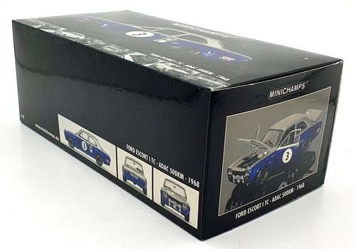 Minichamps 1/18 100 688193 Ford Escort Mk1 Twin Cam ADAC 500KM 1968 - Picture 5 of 5