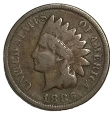 1886 TYPE 2 Indian Head Cent “Best Value On eBay” FAST FREE SHIPPING