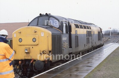 Stratford Upon Avon Class 37 37207 24.2.96 Fuji Kleinbilddia RN472