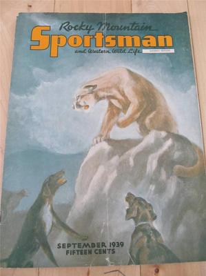 ROCKY MOUNTAIN SPORTSMAN AND WESTERN WILD LIFE 1939 MAGAZINE