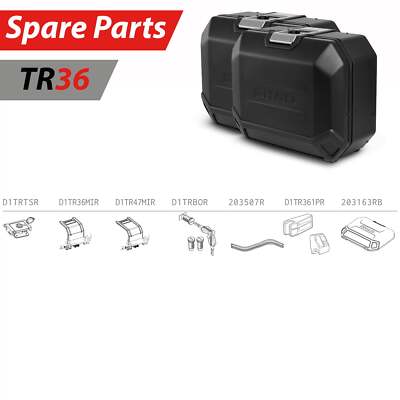 SHAD TR36 schwarz Gepäckträgertasche Ersatzteile Motorrad Ersatz Gepäck Schlüssel Schlösser