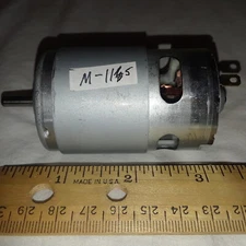 Small DC Electric Motor 12 VDC, 8703 RPM, 7.43A M115