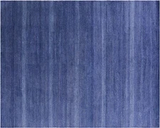 8' 0" X 10' 2" Savannah Grass Handmade Wool & Silk Rug - Q11428