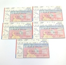 Lot of 5 Florida Marlins Atlanta Braves 97 National League Championship Tickets