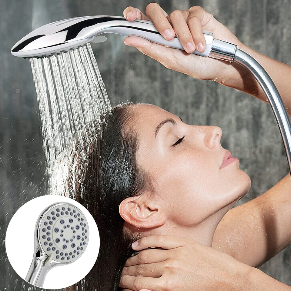 Duschkopf Hochdruck Handbrause Duschbrause Wassersparend mit 1.5m Schlauch 5Modi - Bild 3 von 4