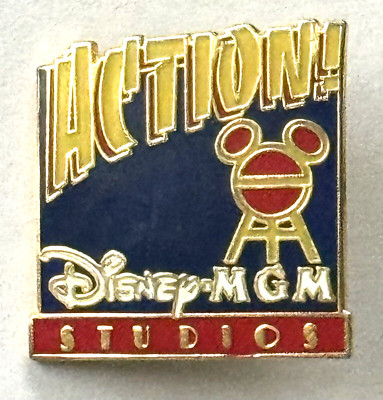 VINTAGE DISNEY MGM STUDIOS ACTION! PIN SHOWING EARFFEL TOWER