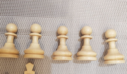 Rare Bohemia Chess Set in original box KH9cm-3,5inch circa 1960t - Picture 2 of 22