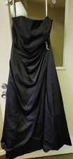 NWT - David's Bridal Strapless Black Ball Gown/bridesmaid dress- 20